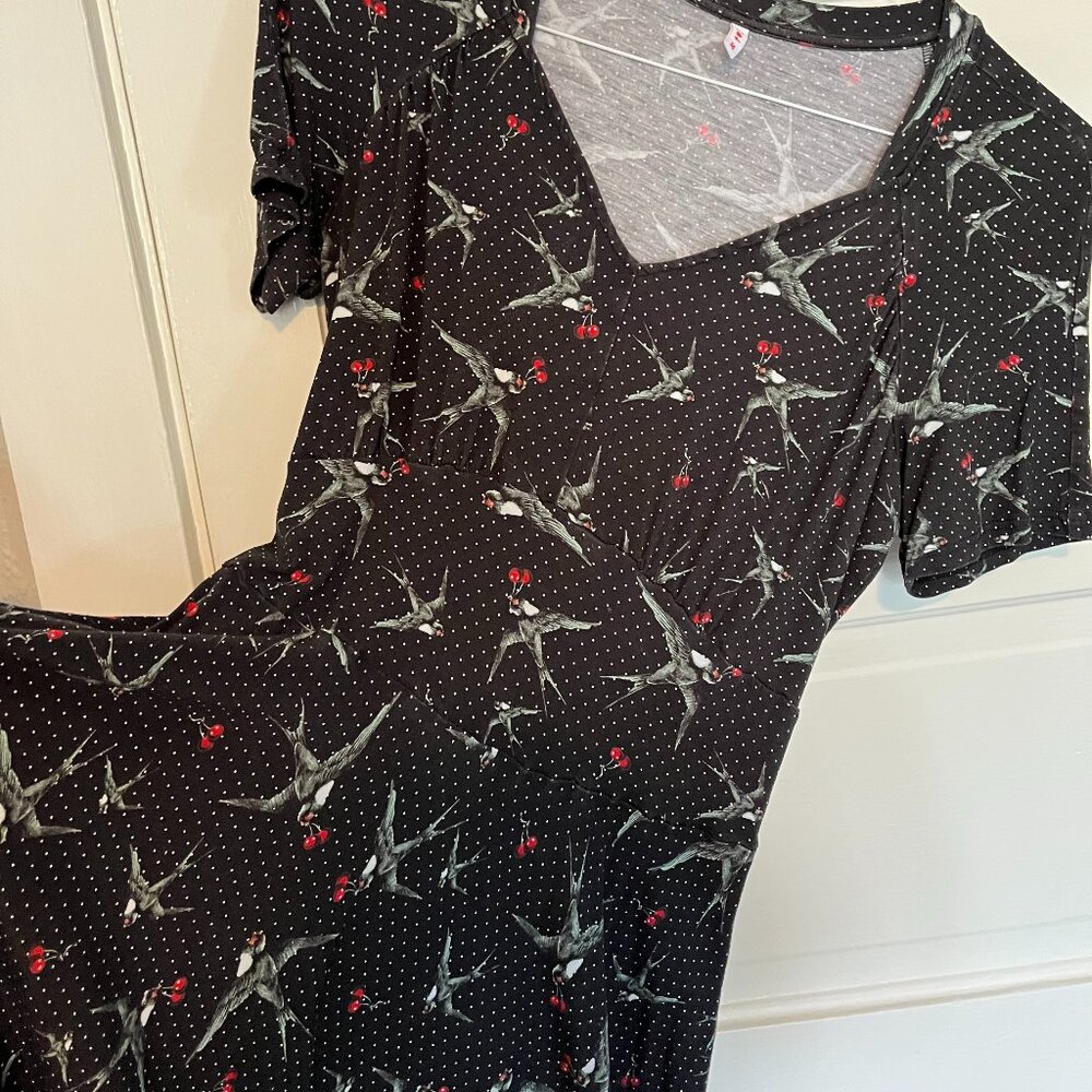 50s Zaubertal Heritage Dress in Pretty Fly Black